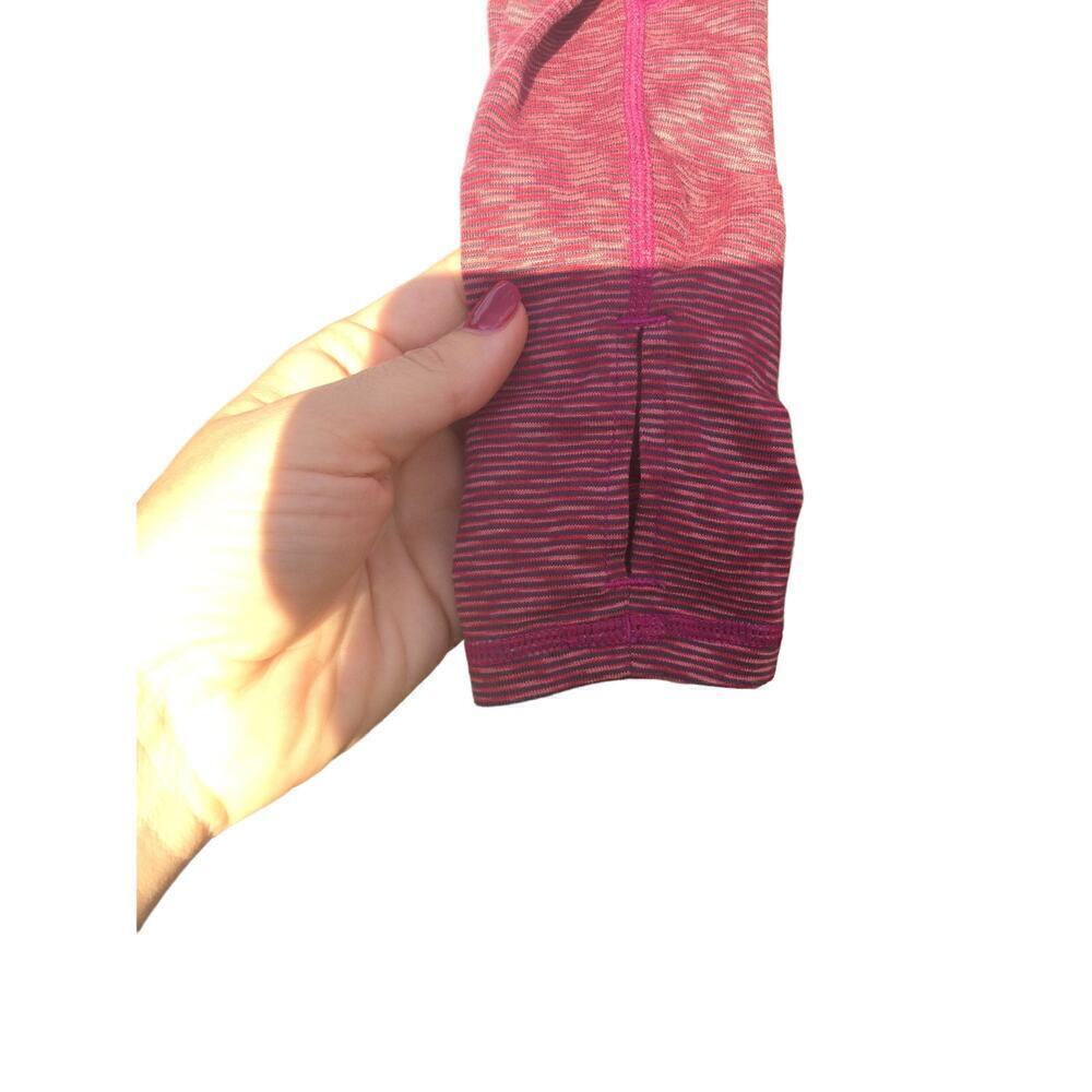 Marmot long sleeve shirt womens xs red baselayer core hiking camping thumb hole - Picture 7 of 10